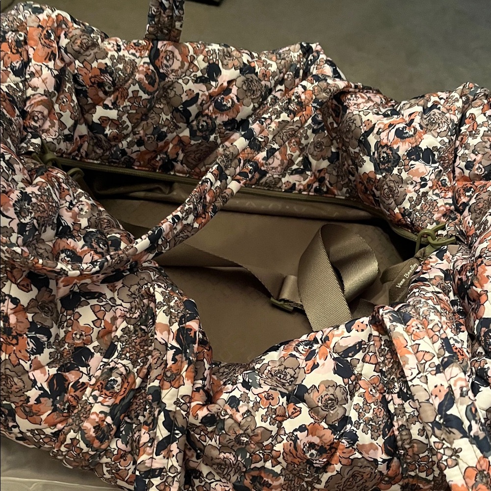 Vera Bradley Floral duffle, hanging travel, and shoe bags